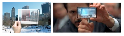 Transparent Mobile Devices